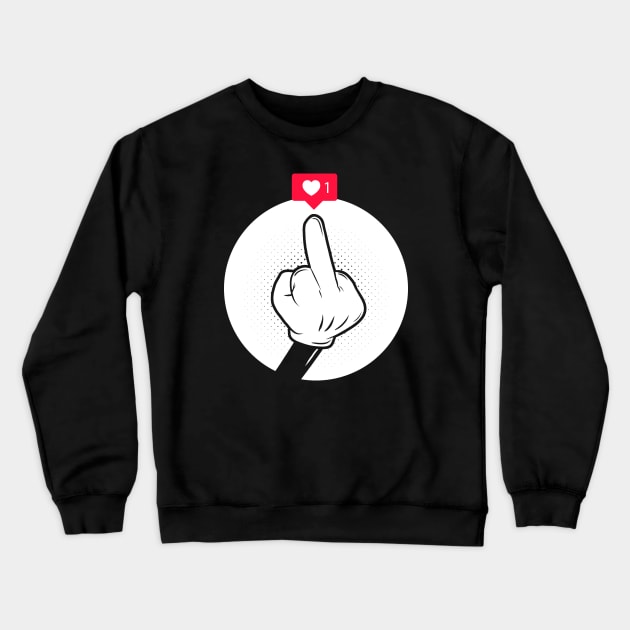 Digital Love Crewneck Sweatshirt by samuray